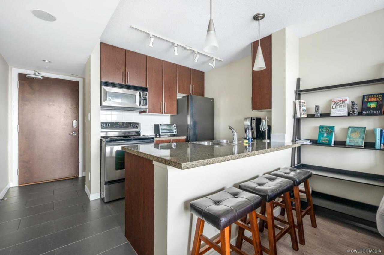 Explore Vancouver Downtown From Luxury 1 Bed/Bath Exteriör bild